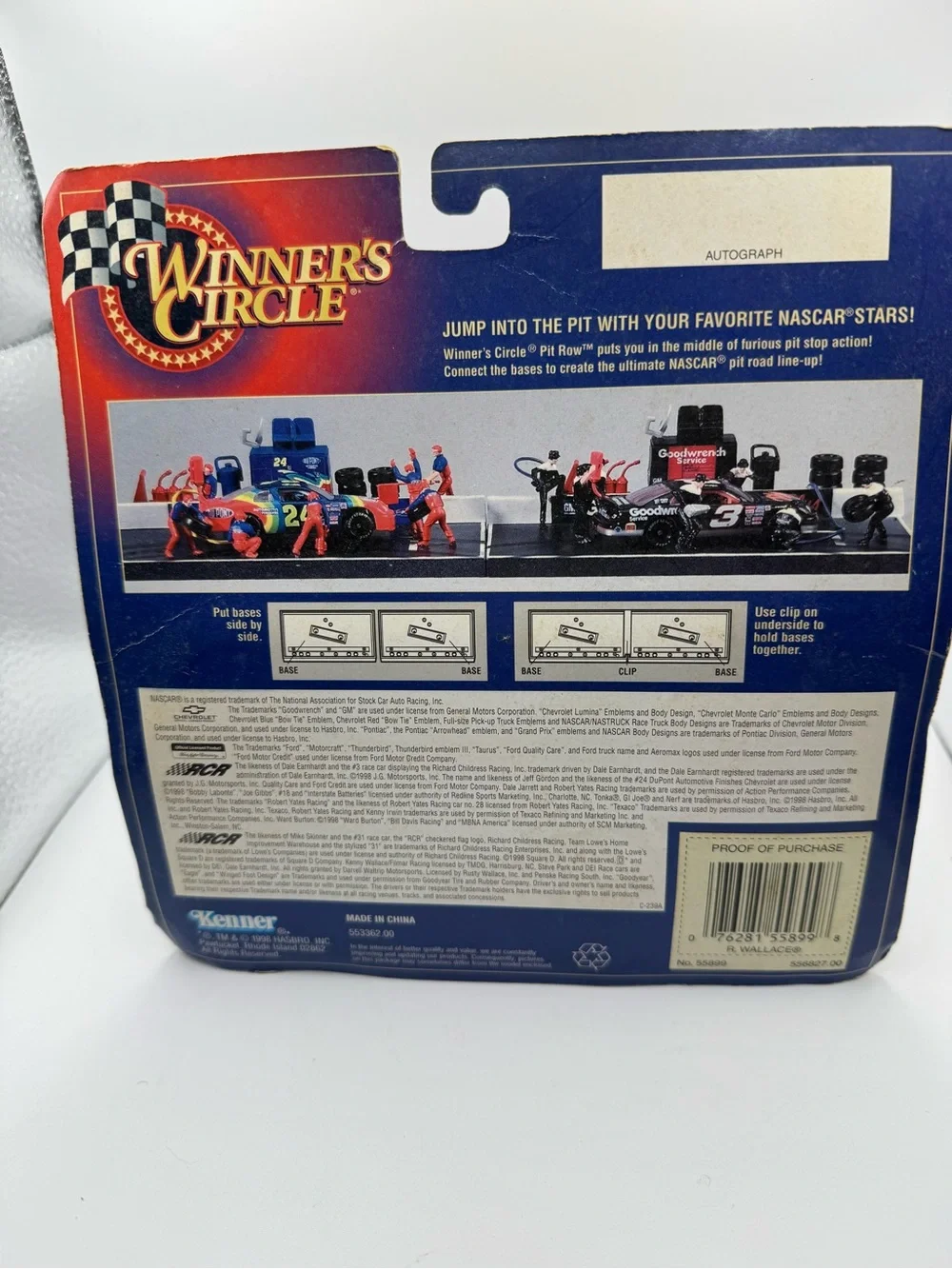 Vintage Nascar 1998 Pit Row Series Winners Circle Car NEW